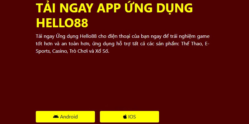 Cách tải app Hello88 nhanh chóng cho android và ios